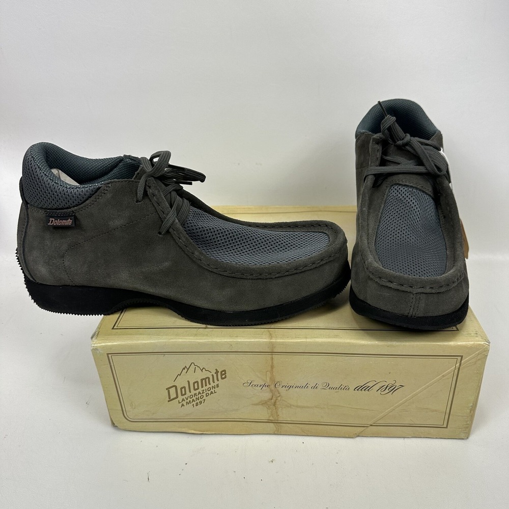 Dolomite Hawk Men's Boots Size 12 US Chukka Ankle Moc Toe Gray